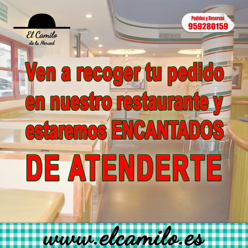 Ven a nuestro restaurante