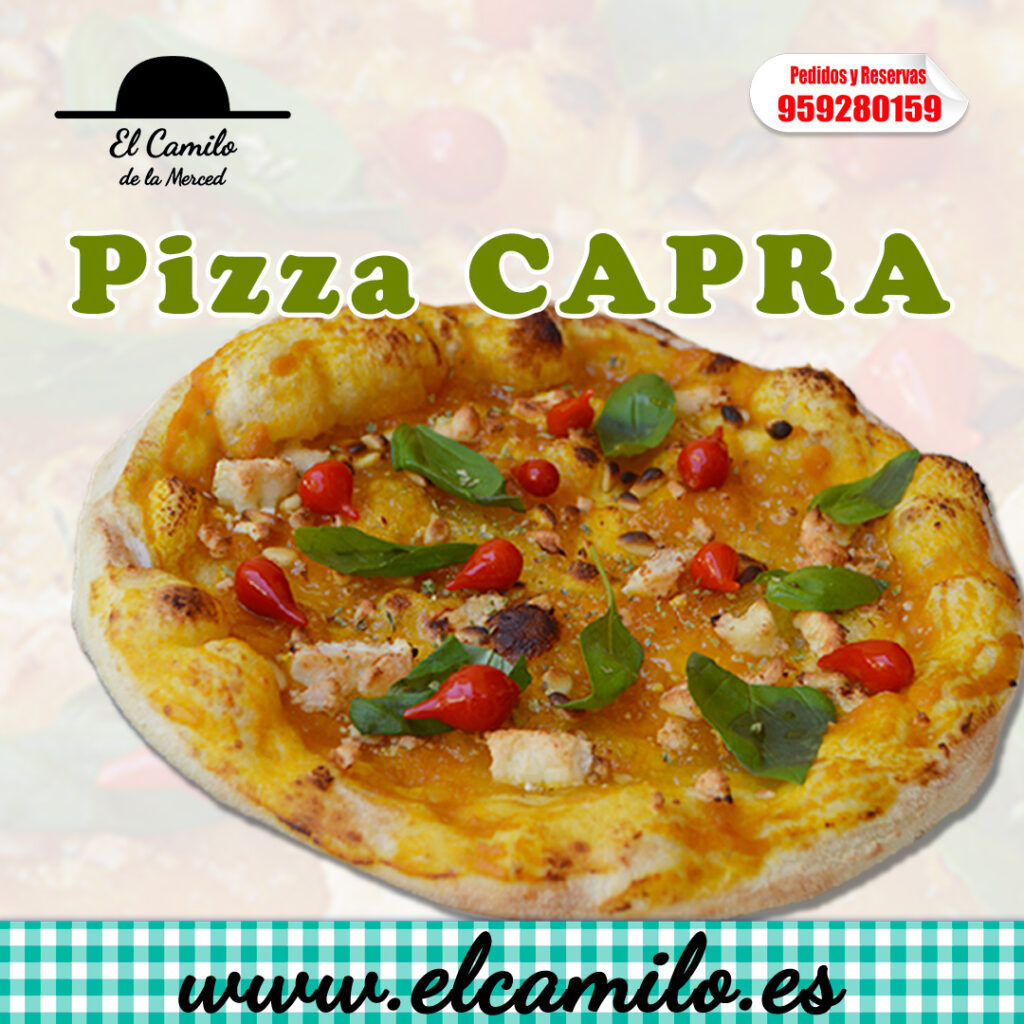 Pizza Capra El Camilo de la Merced